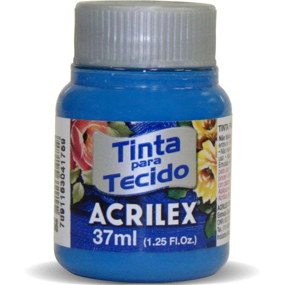 Tinta Tecido Fosca 037Ml Azul Ceruleo