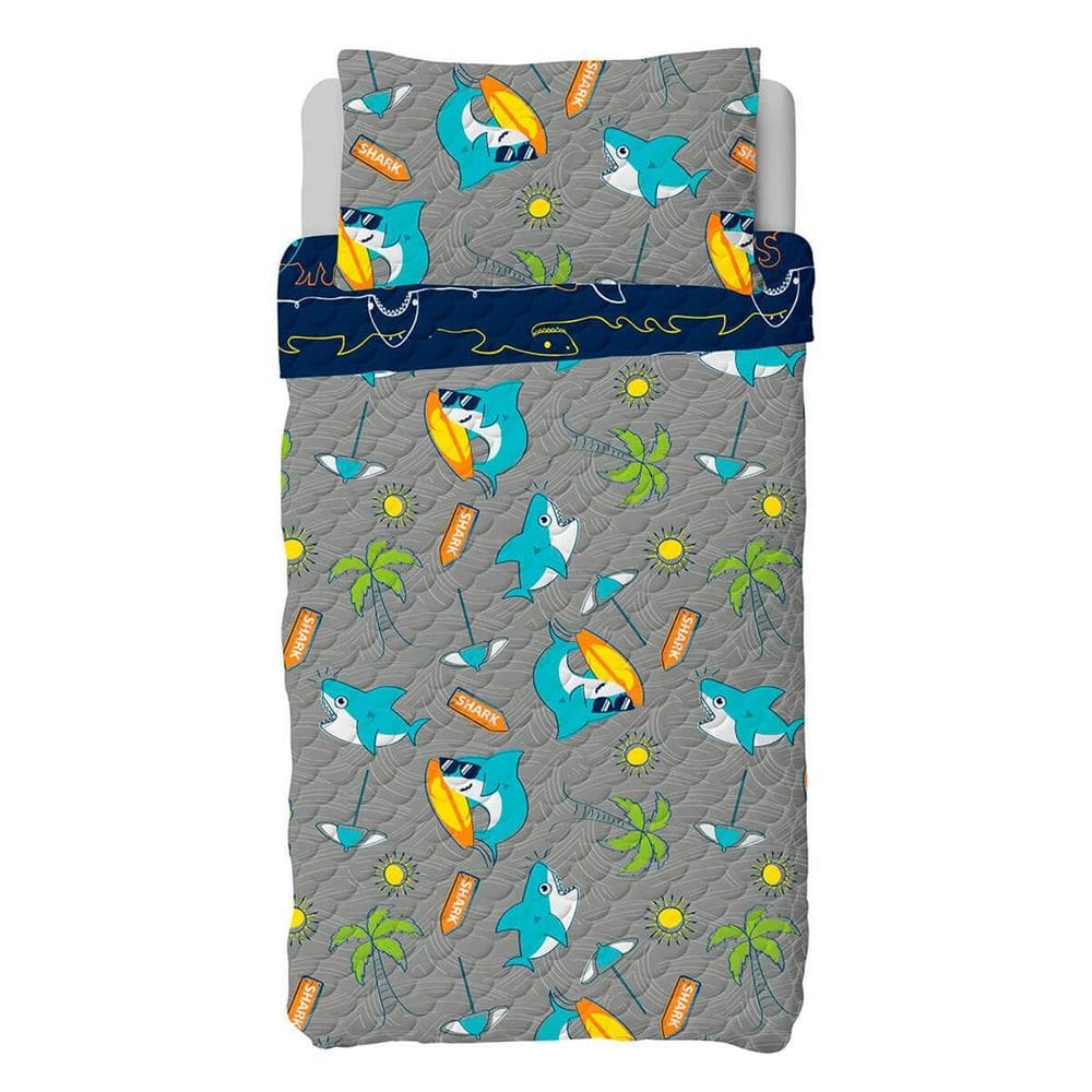 Kit Colcha Infantil 2 Peças Dupla Face