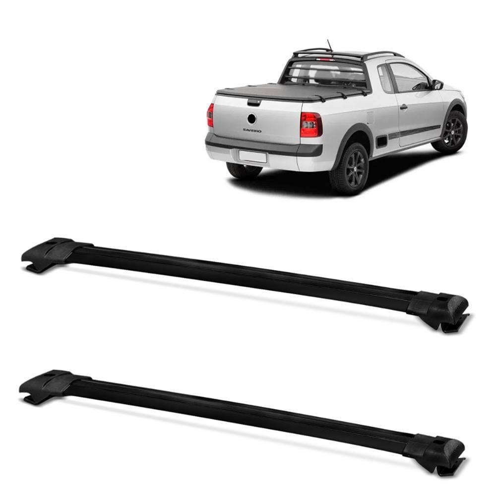 Rack de Caçamba Travessa Saveiro Cross 2010 a 2016 Preto