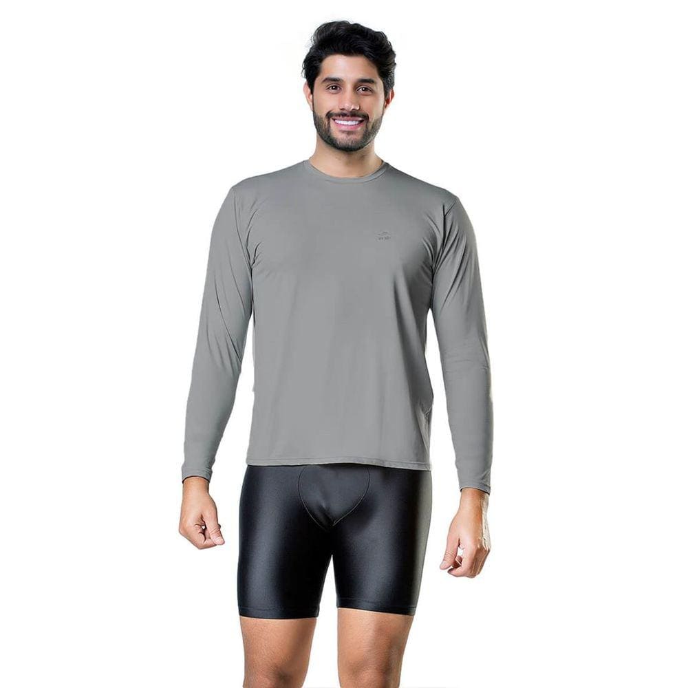Camiseta UV Masculina Elite Lumina Proteção Solar