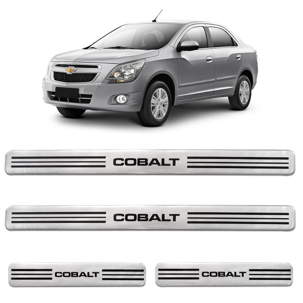 Jogo de Soleira Resinada Cobalt 2012 a 2020 Prata