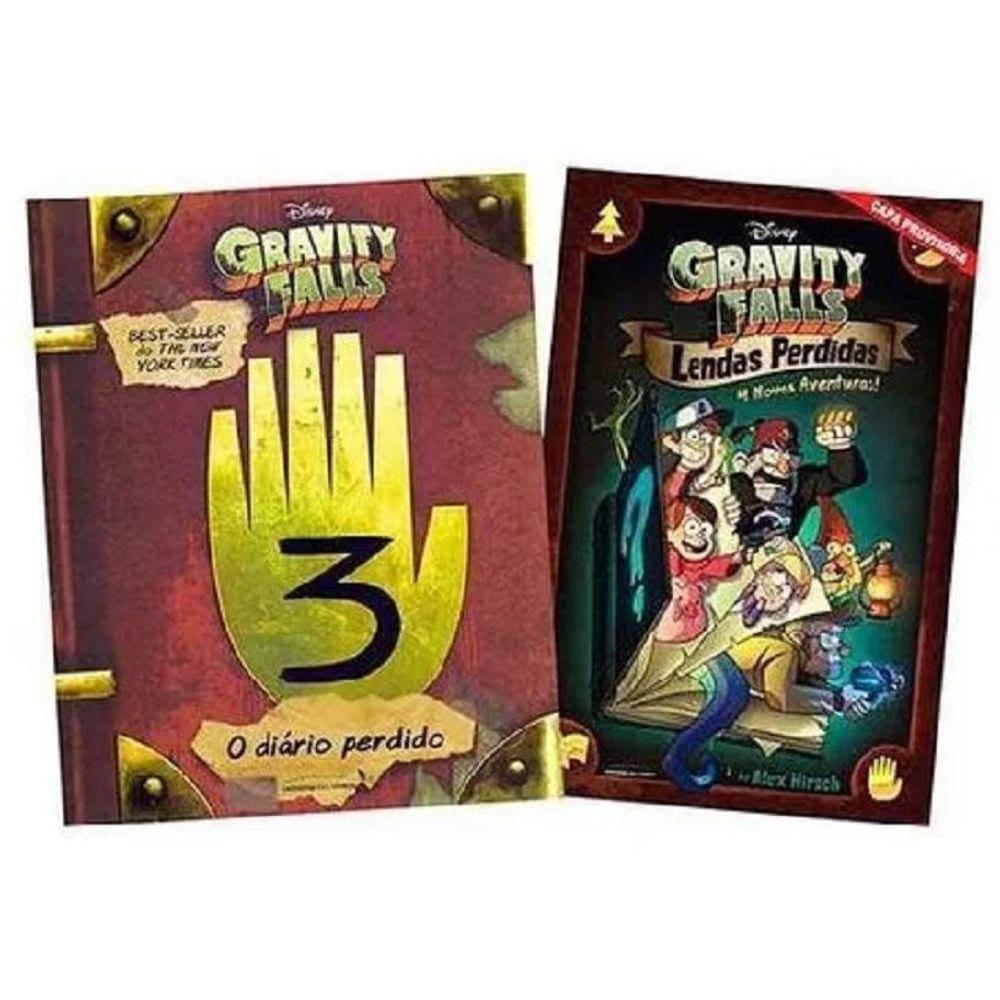 Kit Livros Gravity Falls O Diario Perdido E Lendas Perdidas