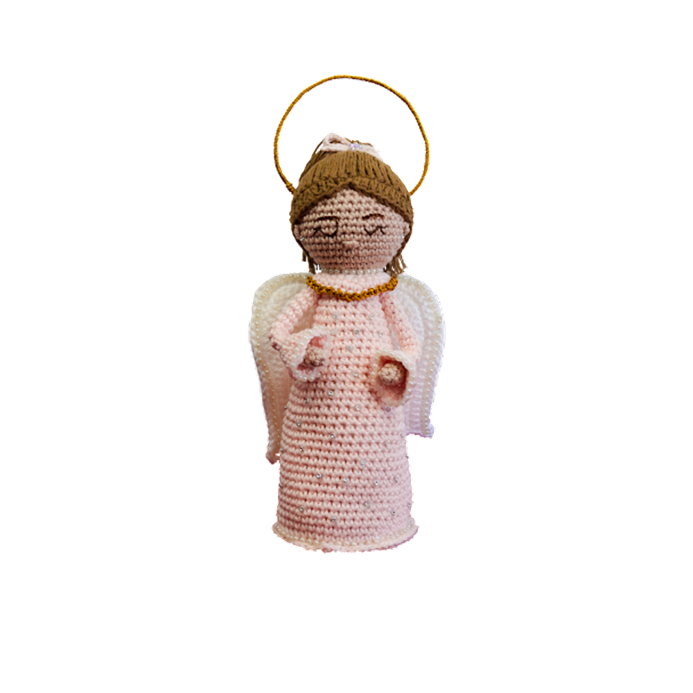Anjo Da Guarda Em Amigurumi
