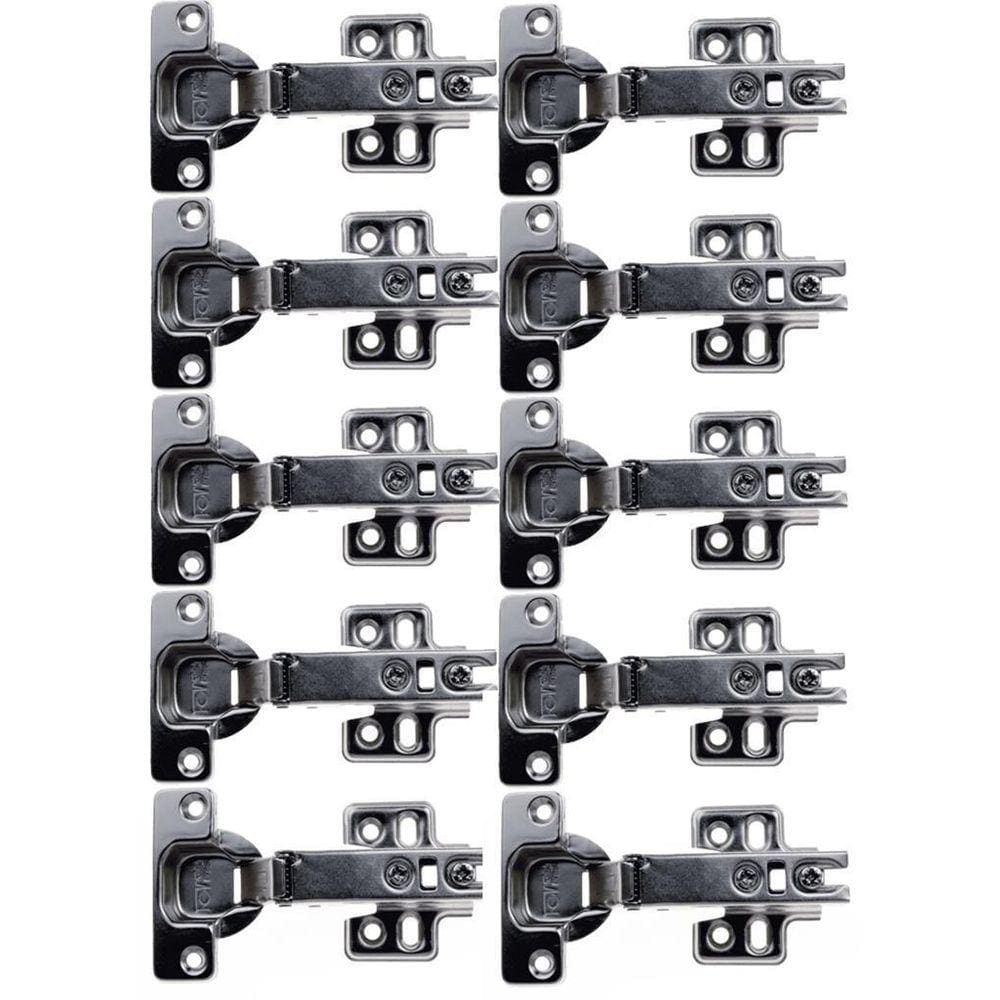 Kit 10 Dobradiça Fgvtn 35Mm 105º Slide-On Slow Next Curva