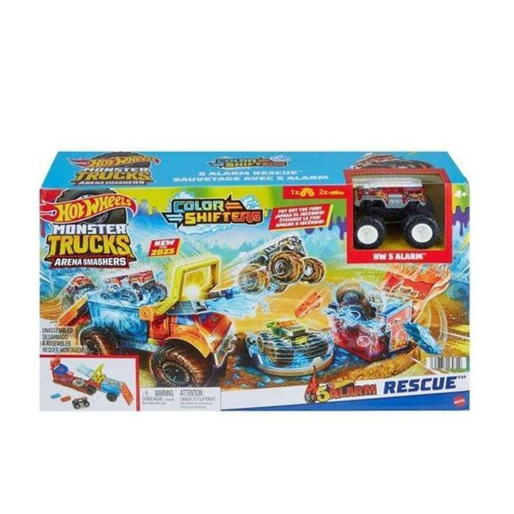 Hot Wheels Monster Trucks Color Shifters 5 Alarm Mattel