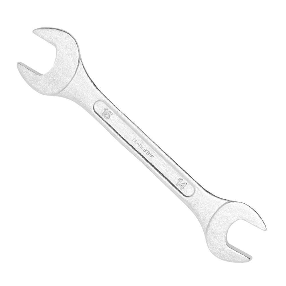 Chave Boca Fixa 14x15mm Profissional Aço Carbono Tradestar