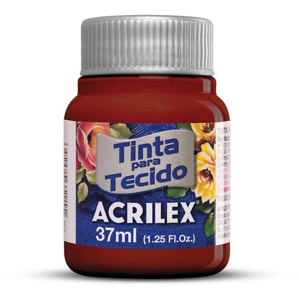 Tinta Tecido Fosca 037Ml Vermelho Profundo