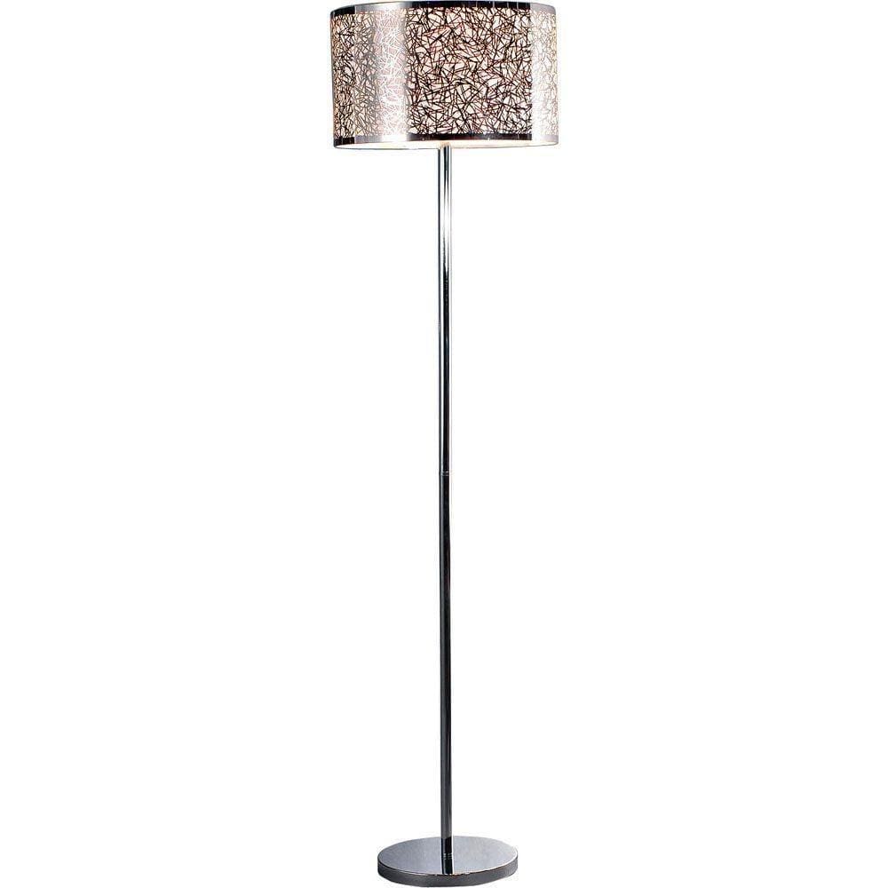 Coluna Luminária De Chão Apolo Inox Para Led Diâmetro 40 Cm