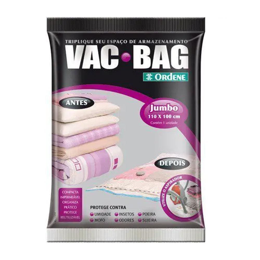 Saco a Vácuo Protetor e Organizador - Vac Bag 110 X 100 - Jumbo