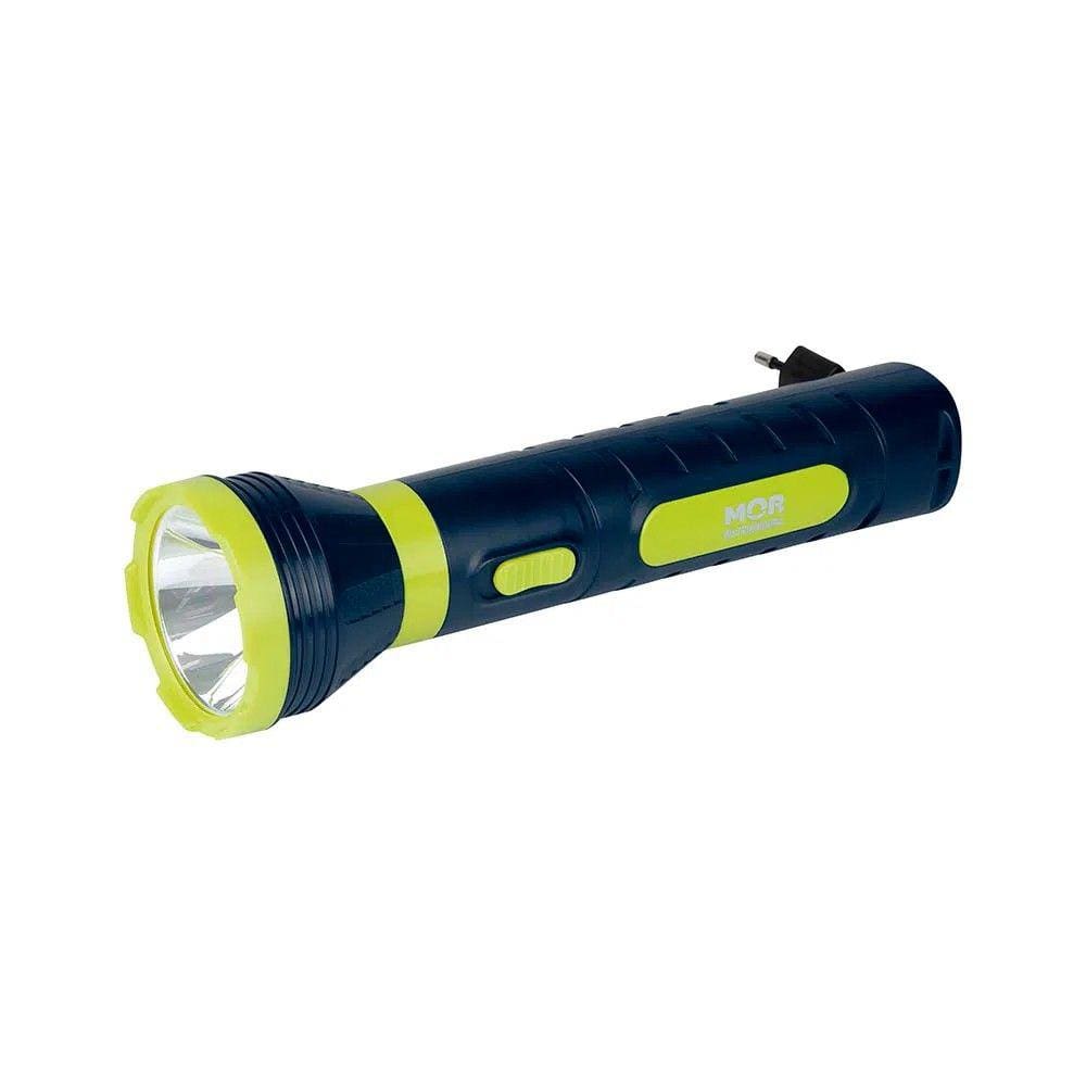 Lanterna Power Led 140 Lumens Branca Recarregável Mor