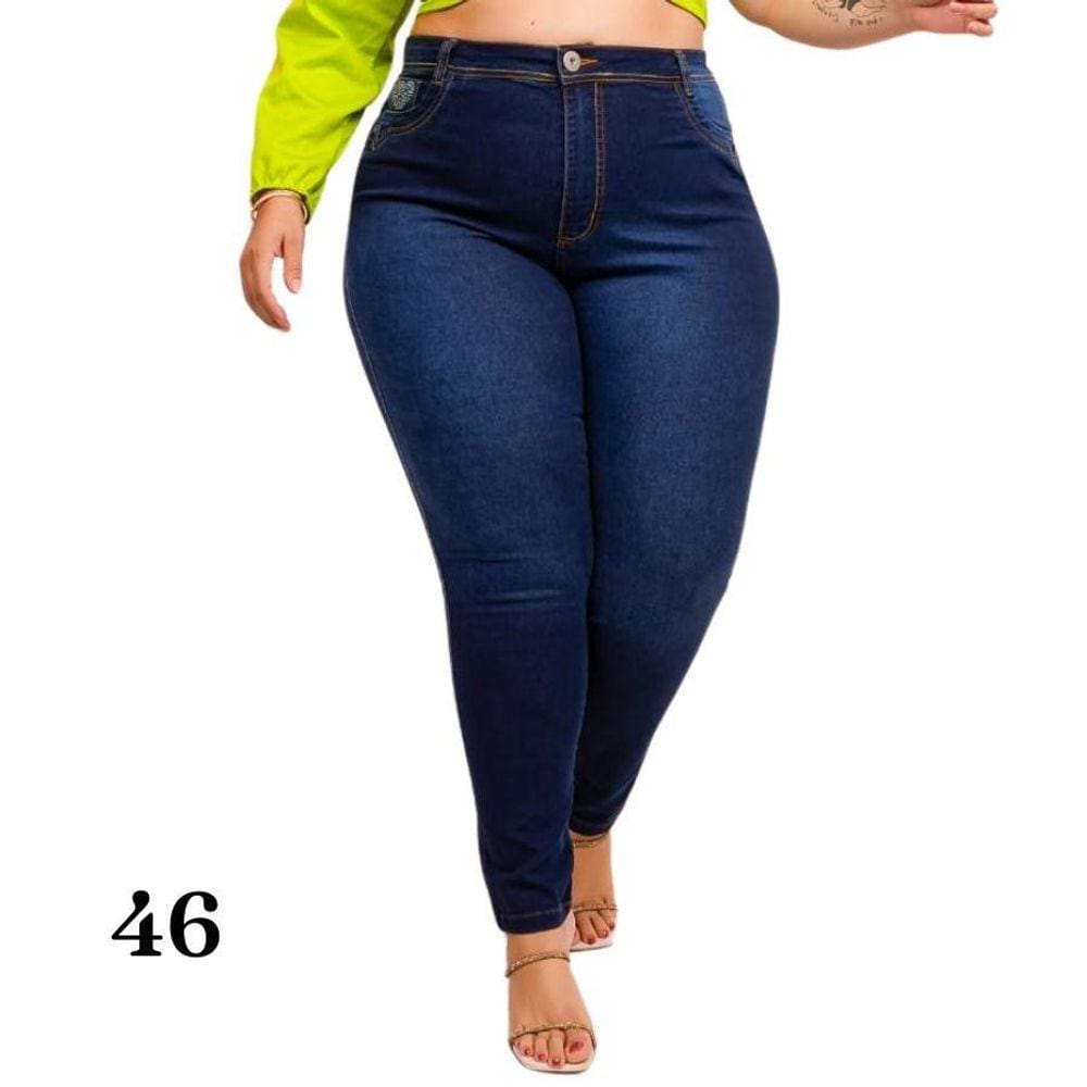 Calça Jeans Plus Size Feminina Com Laicra 44 ao 54 0478