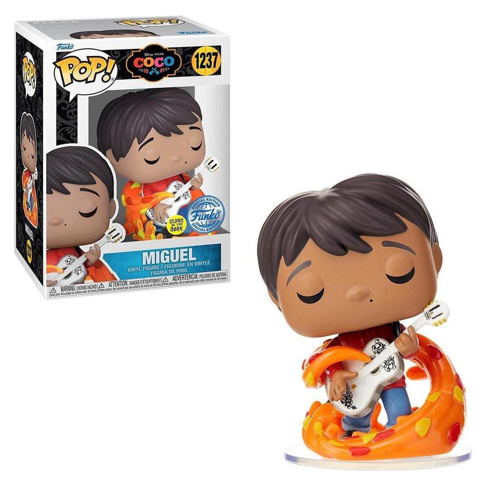 Funko Pop Disney Coco Miguel W/ Guitar 1237 Glows