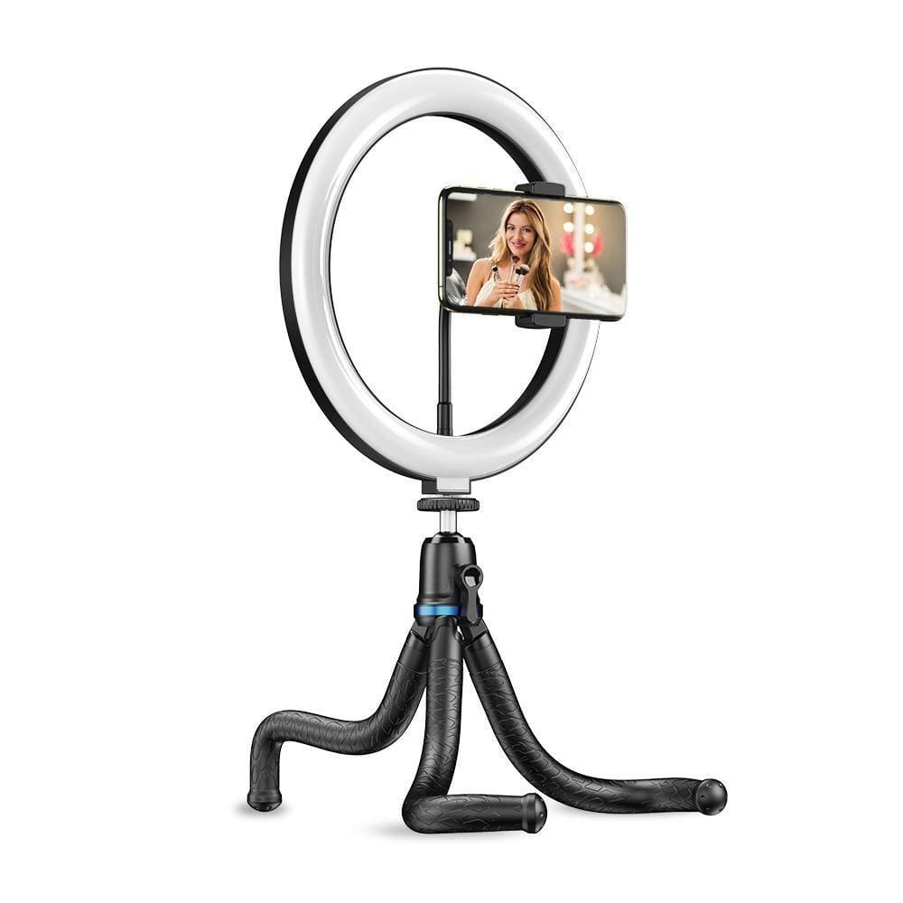 Iluminador Circular De Led Ring Light 26Cm Com Tripé