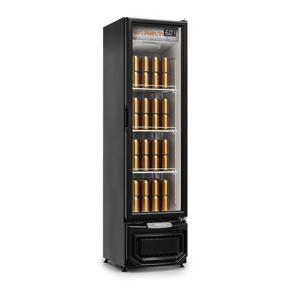 Cervejeira Gcb23ev Preto 228 Litros Porta Vidro 220V - Gelopar