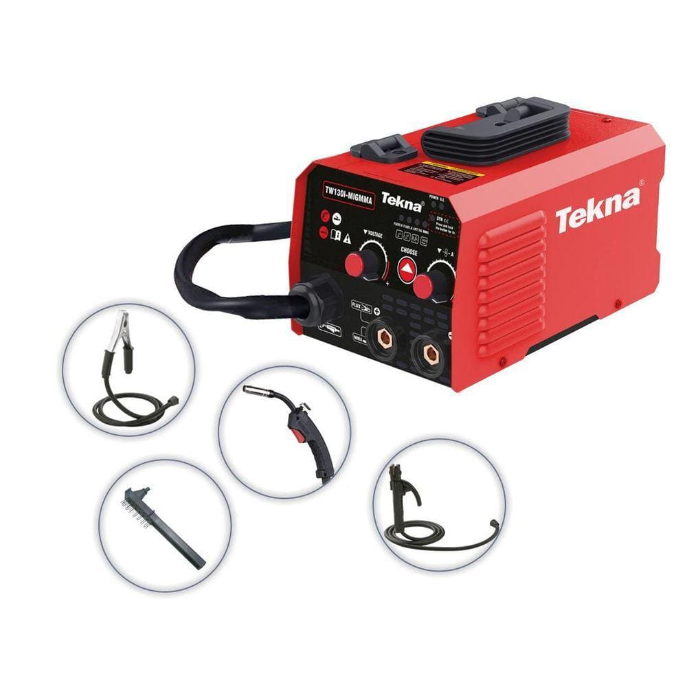 Máquina de Solda Inversora Tekna TW130i MIG MMA Sem Gás 220V