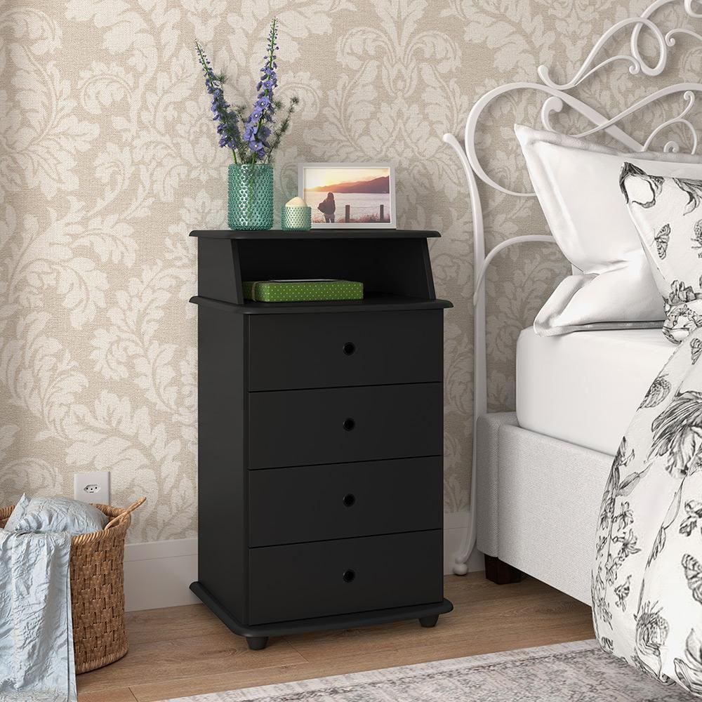 Mesa de Cabeceira Luxo II Preto