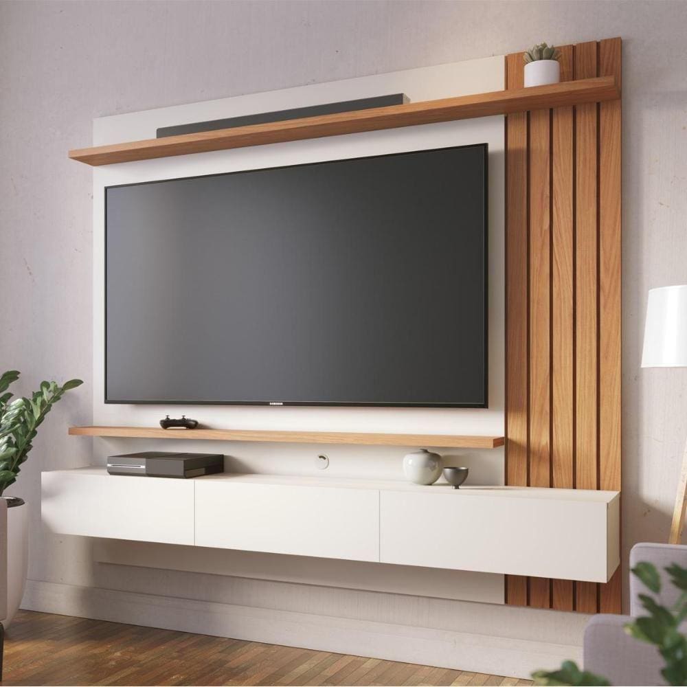 Painel Home Suspenso 3 Portas Tv`s 70” Juriti