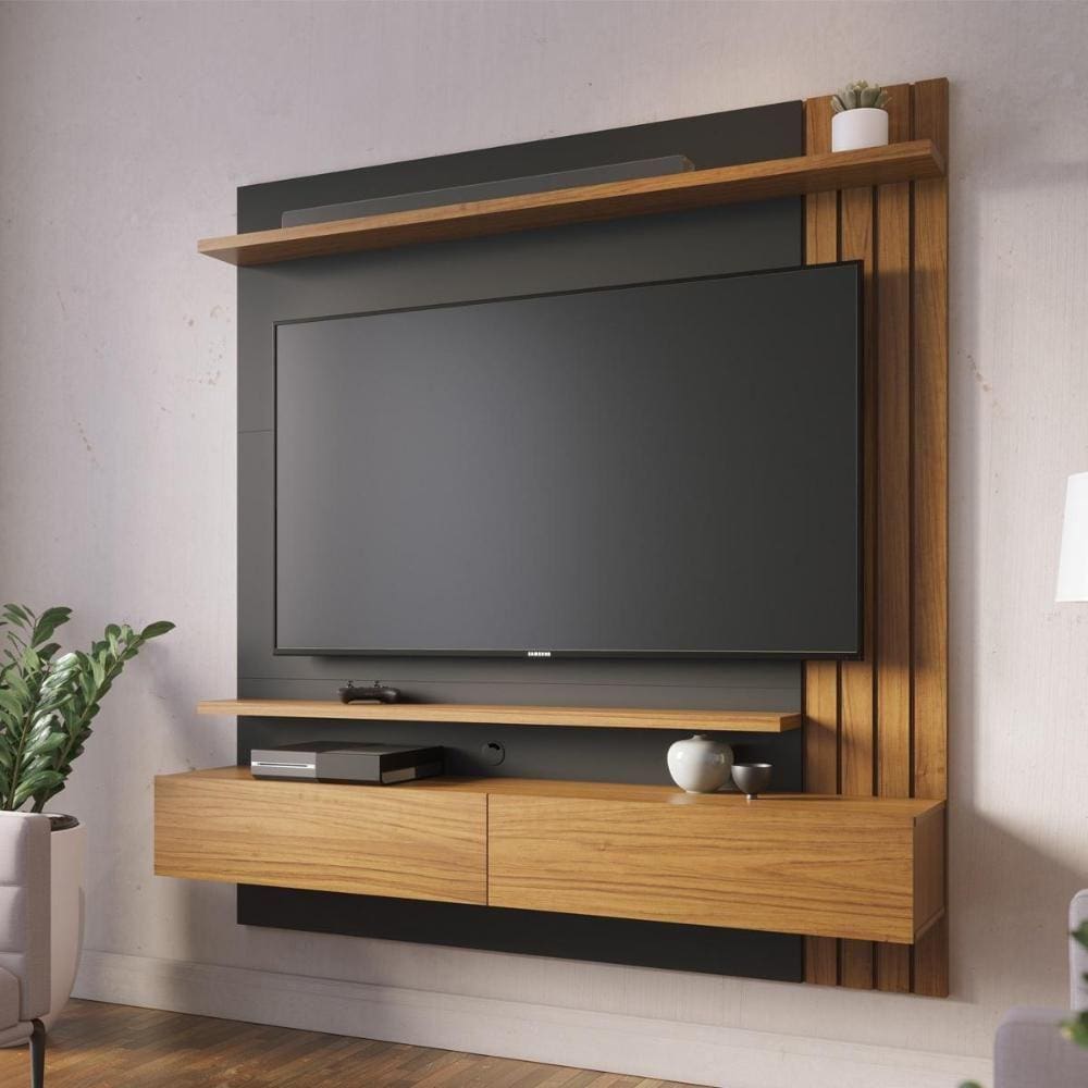 Painel Home Suspenso 2 Portas Tv`s 65\" Juriti