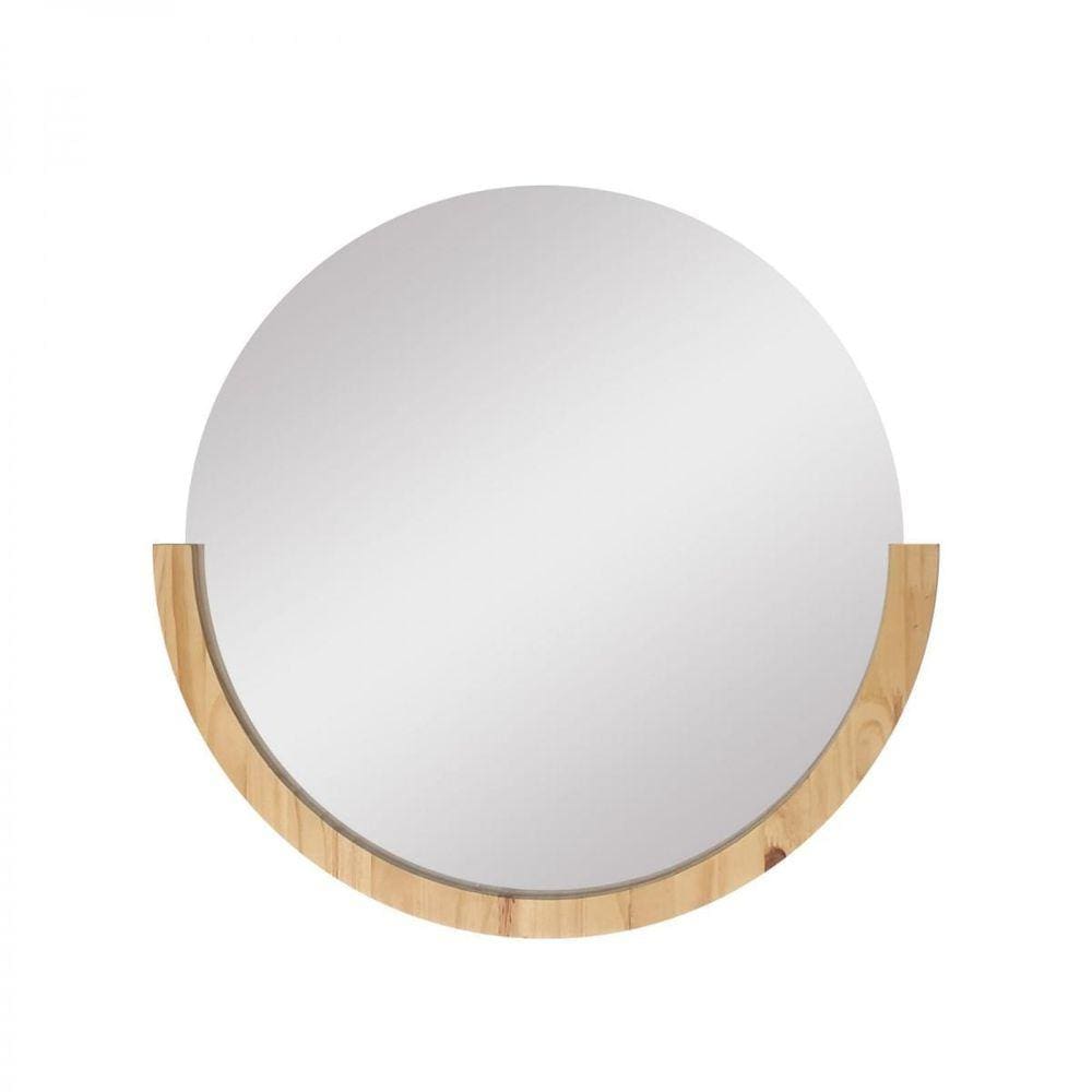 Espelho Decorativo Midle Pinus 50Cm Redondo