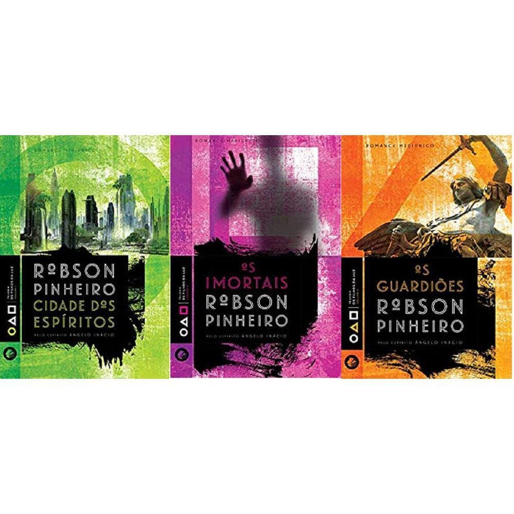 Kit 3 Livros Robson Pinheiro Filhos Da Luz