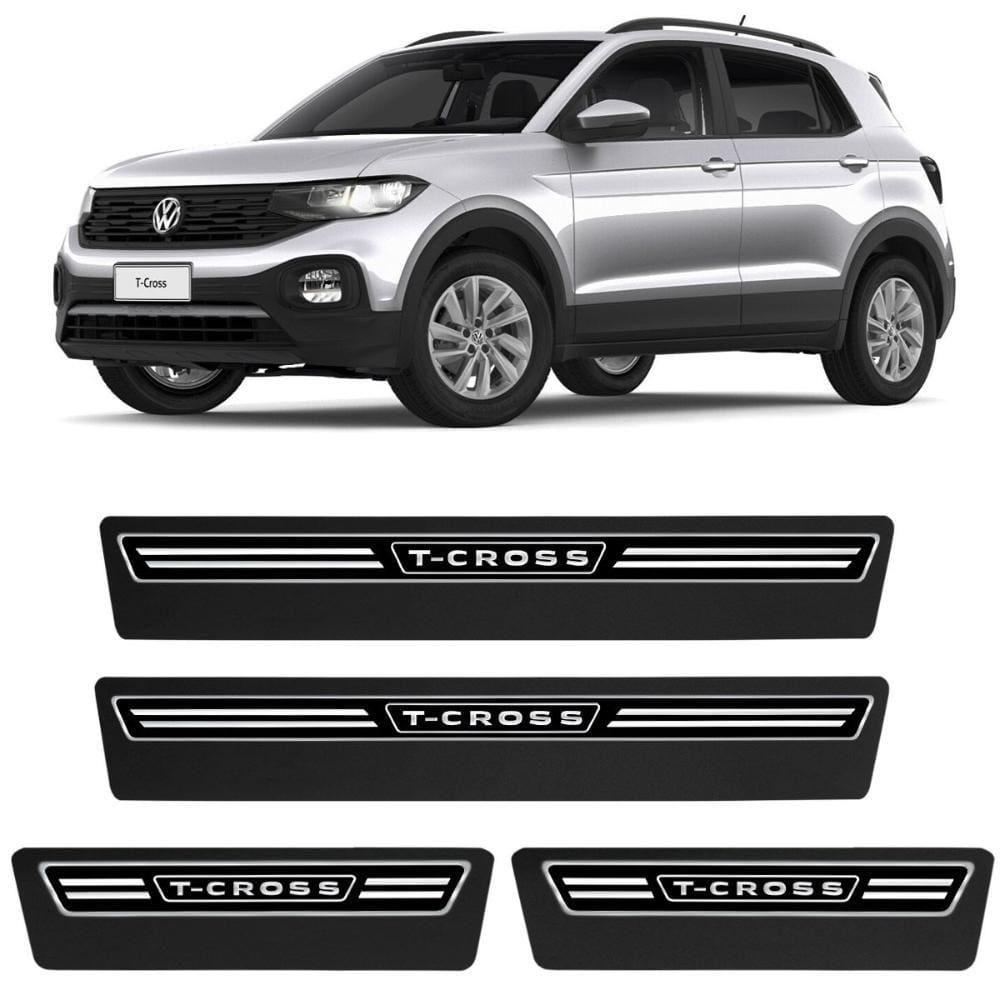 Jogo Soleira Premium T-Cross 2019 a 2023 Elegance 4 Portas
