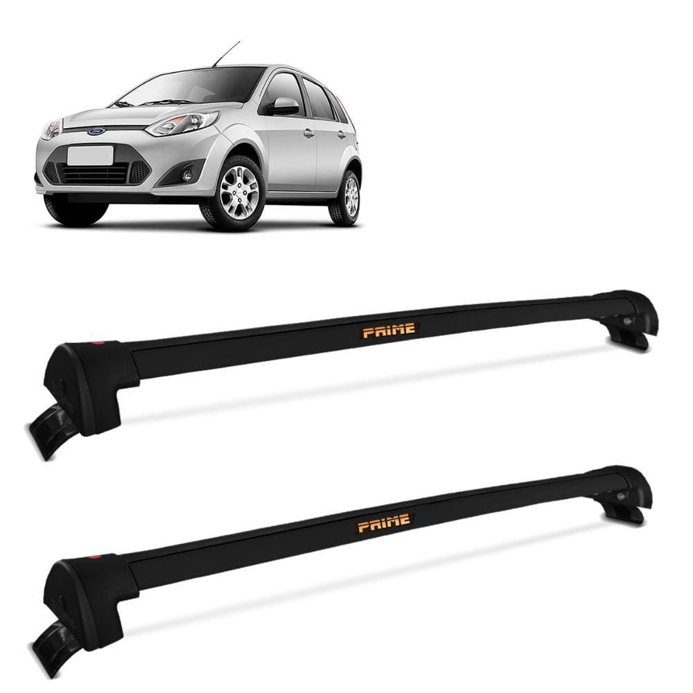 Rack De Teto Fiesta Rocam 2003 a 2014 Alumínio Preto