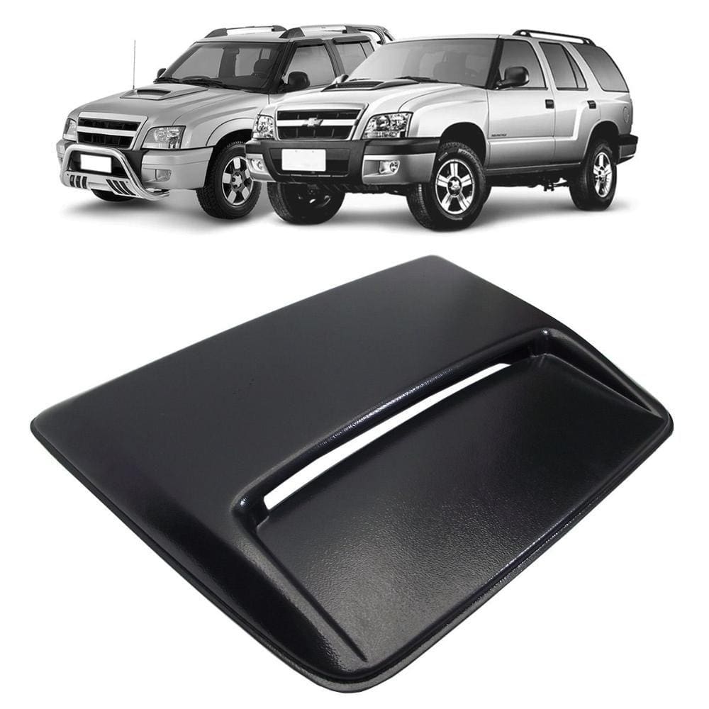 Scoop Entrada Ar S10 Blazer 1995 a 2011 Aplique Capo Preto