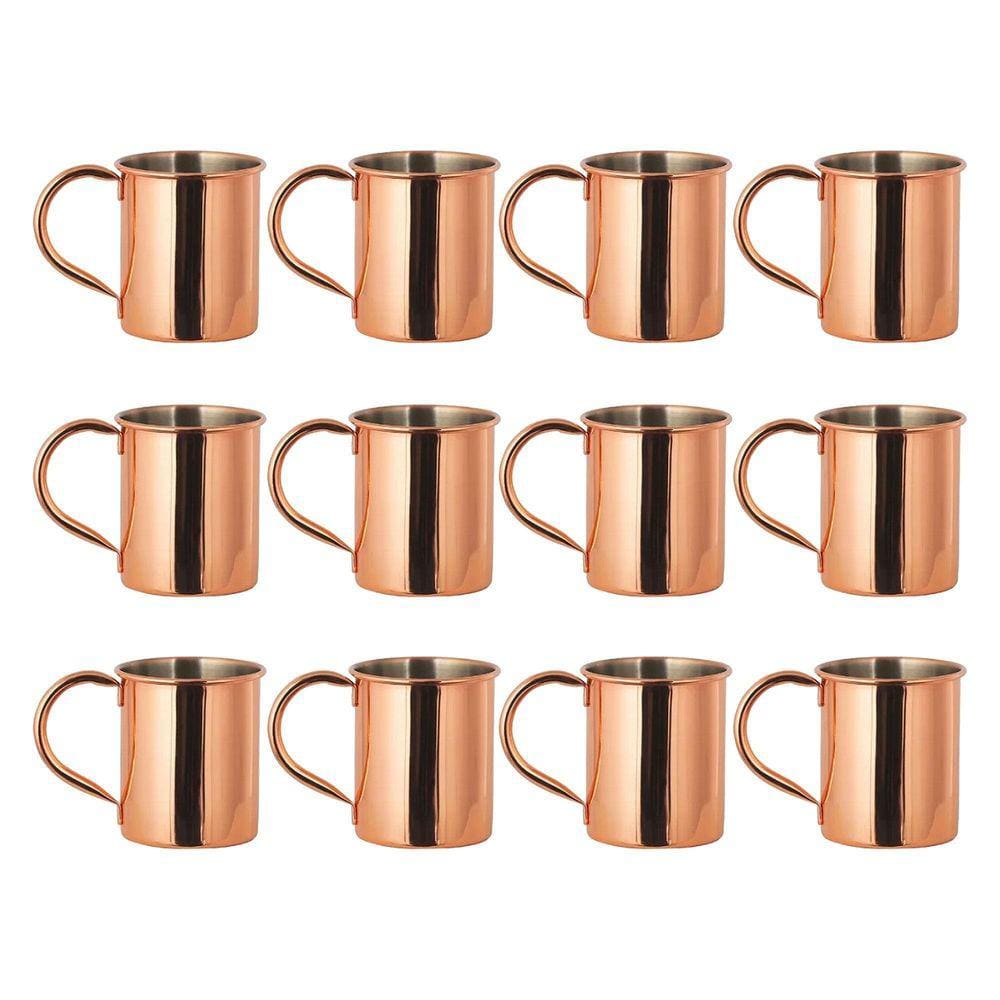 Kit 24 Caneca Moscow Mule Drink Cobre Bronze