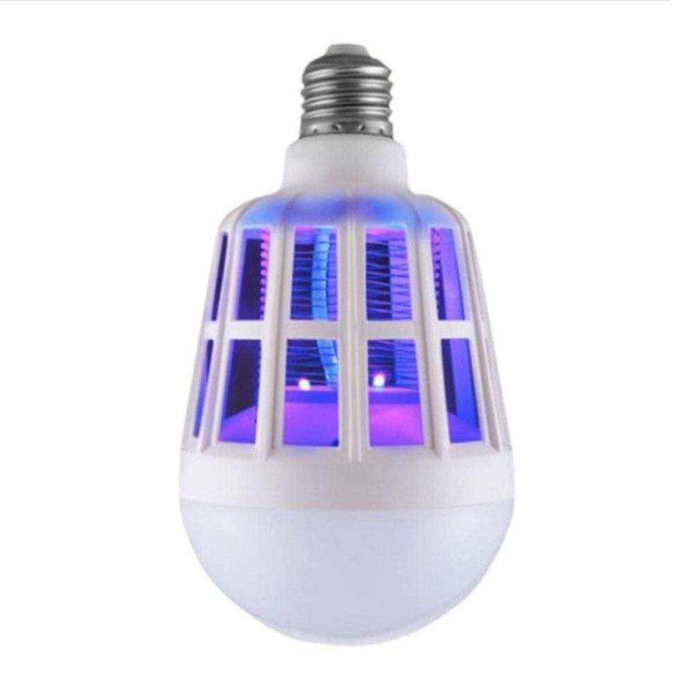 Lampada Mata Mosquitos Com Choque Eletrico 12W