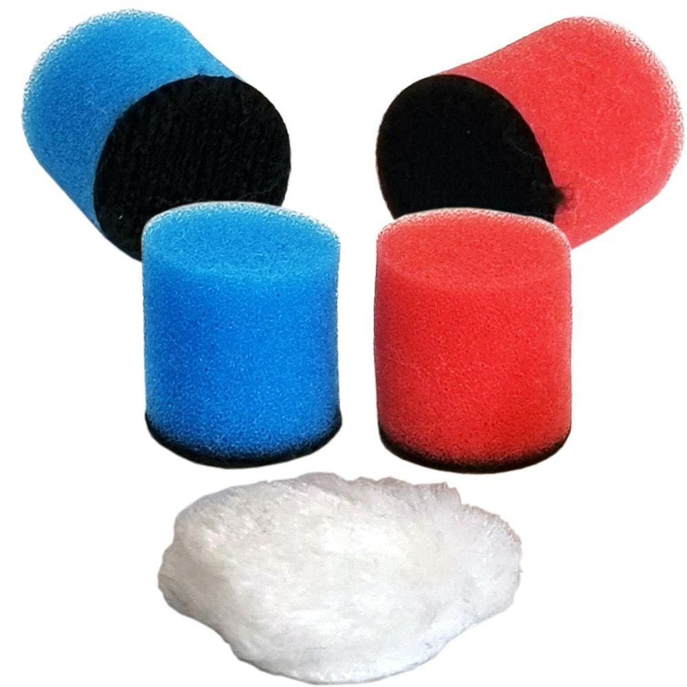 Kit Espuma Boina Polimento 25Mm 5 Peças Para Micro Retífica