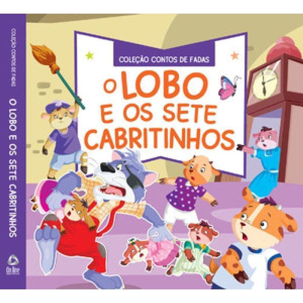 Coleção Contos De Fadas O Lobo E Os 7 Cabritinhos