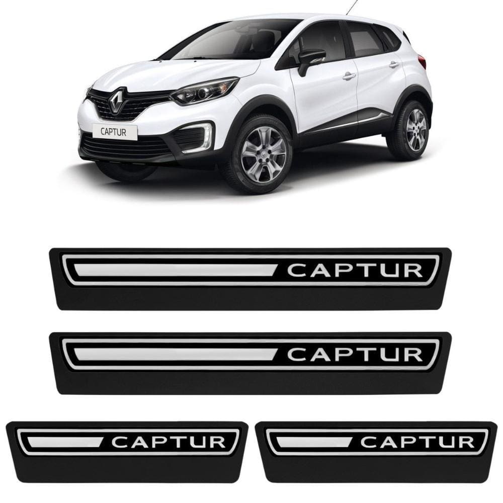 Jogo de Soleira Premium Captur 2017 a 2023 Elegance 4 Portas