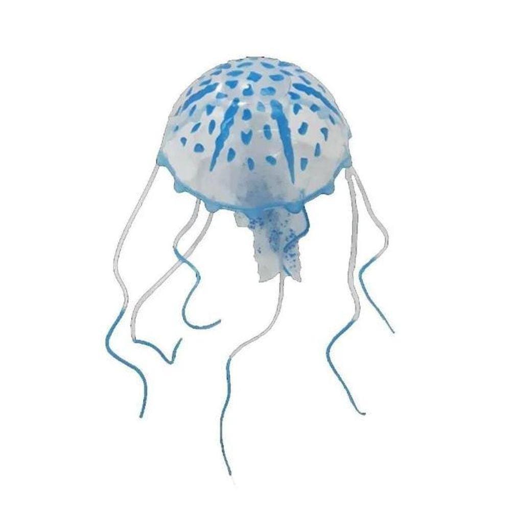 Água-Viva Artificial Brilhante, Enfeite Fluorescente Azul