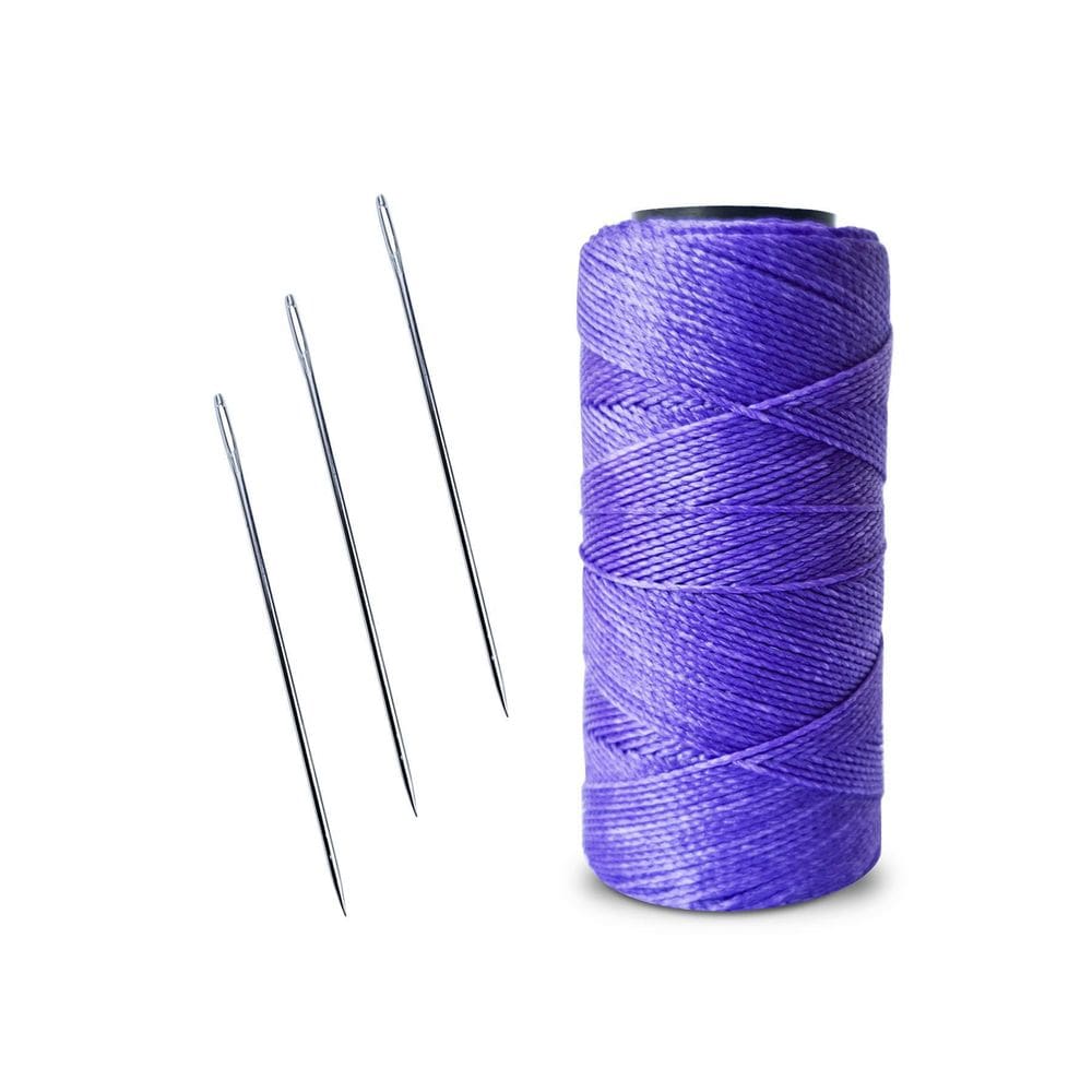 Linha Para Artesanato, Couros, Sapato N04 + 3 Agulhas De Aço