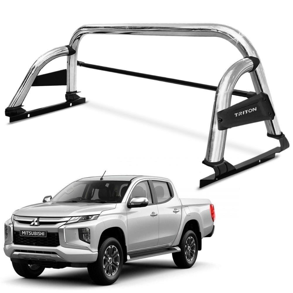 Santo Antonio L200 Triton Sport 2017 2020 Cromado ST Barra