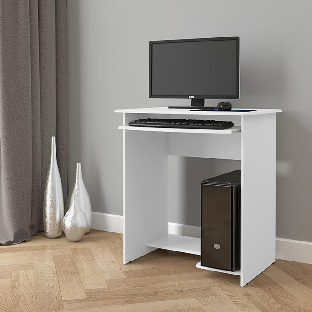 Mesa de Computador Prática Branco