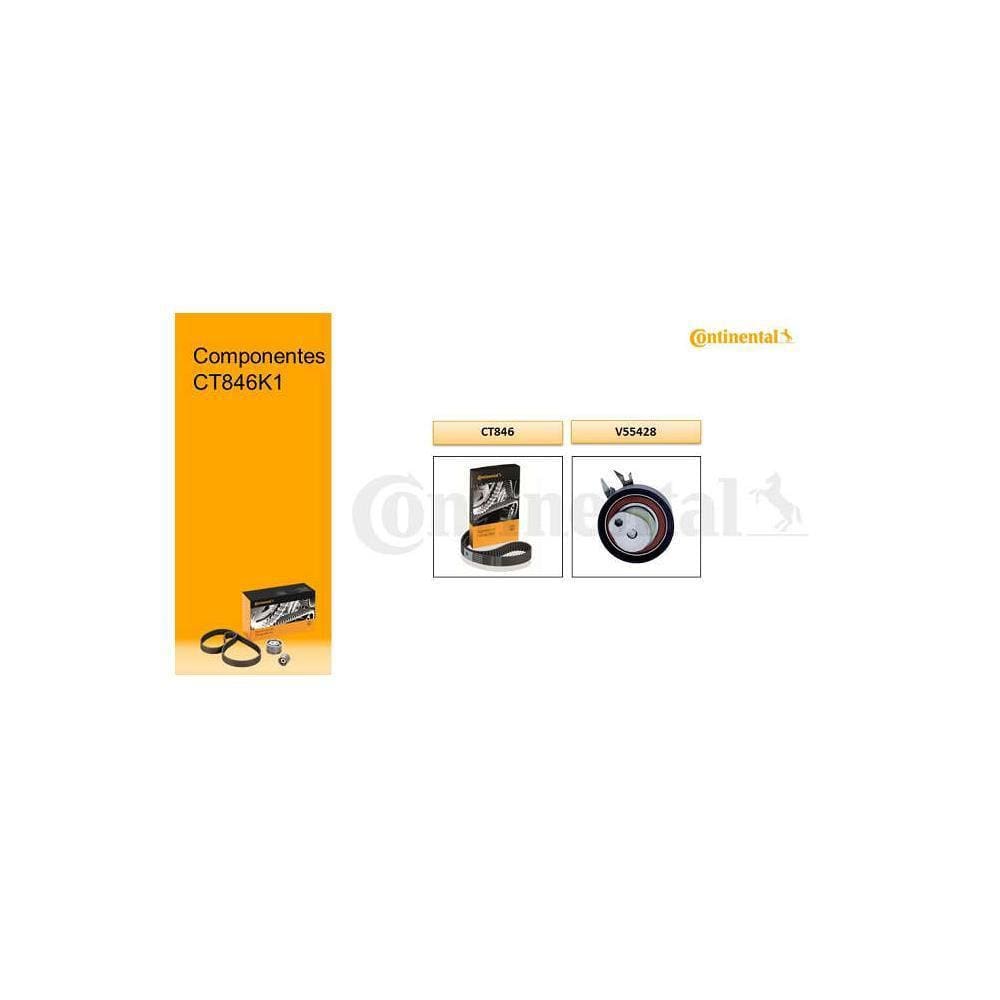 Kit Da Correia Sincronizadora Contitech Gol - CT846K1