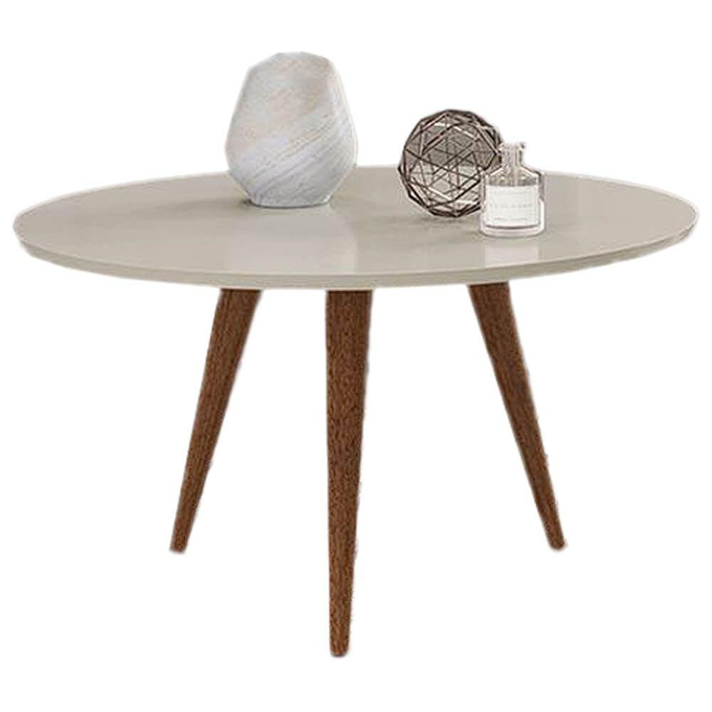 Mesa de Centro Slim Patrimar Cor Off White