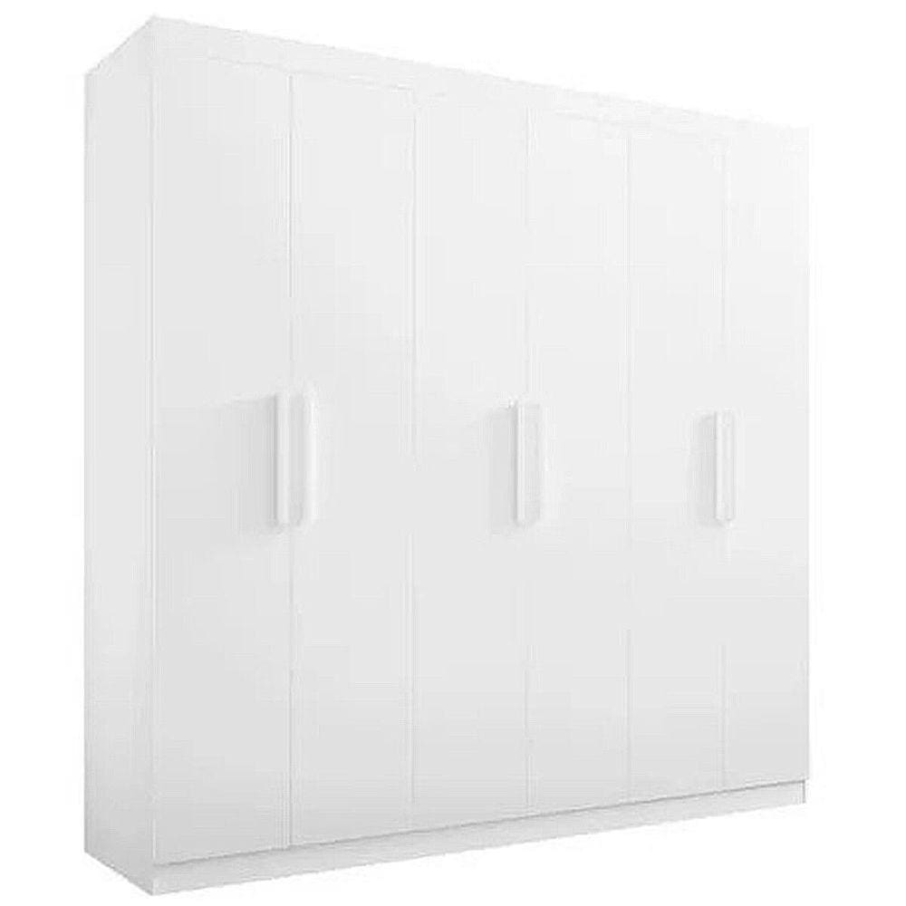 Guarda Roupa Colibri Casal 6 Portas 6 Gavetas D Doro Cor Branco