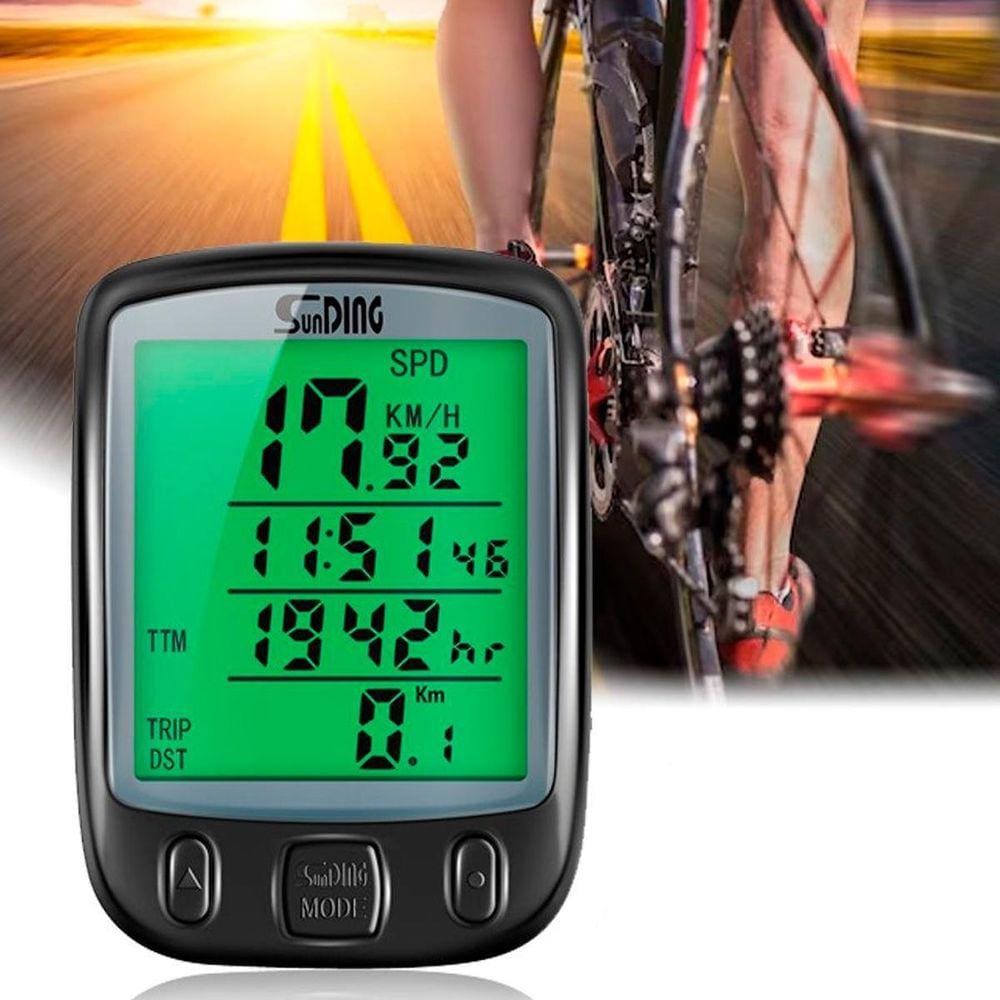 Computador De Ciclismo Iluminação Noturna E À Prova D`Água