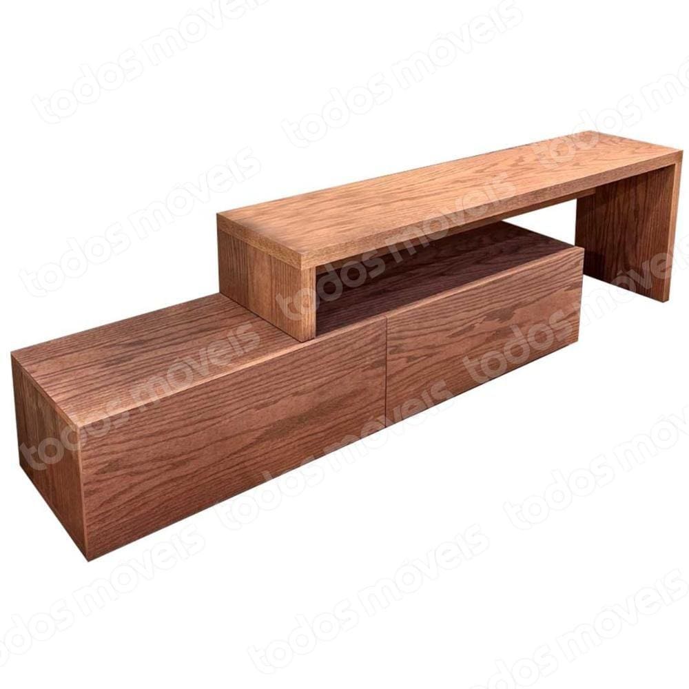 Rack Aston Universum Extensível 164 cm a 300 cm Carvalho Amêndoa