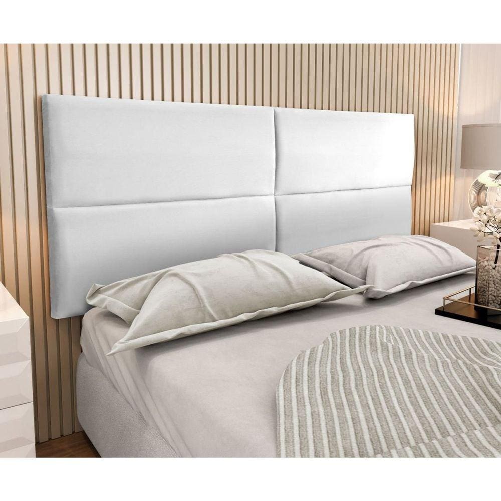 Cabeceira Painel Adesiva Turim 160cm Prata