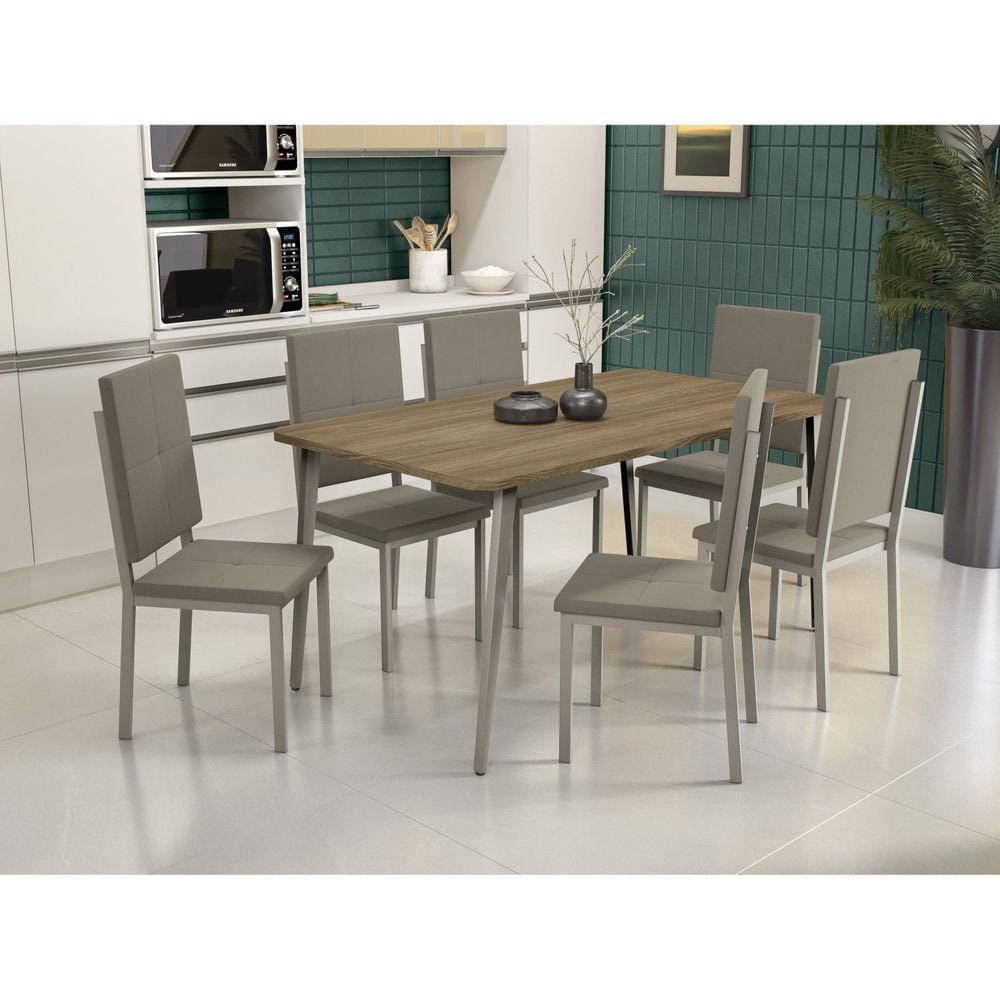 Base para Mesa de Jantar Iguaçu Nickel