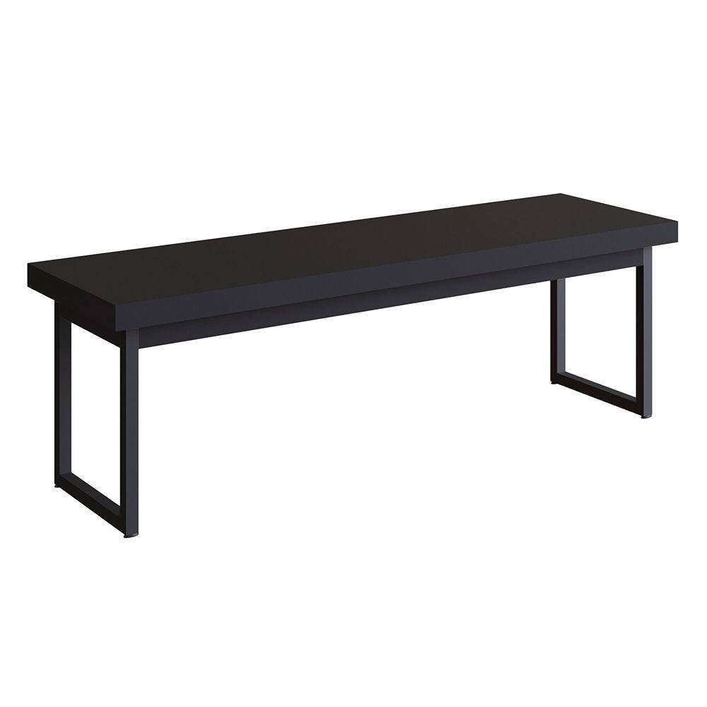 Banco Oxford 164x35cm - Preto