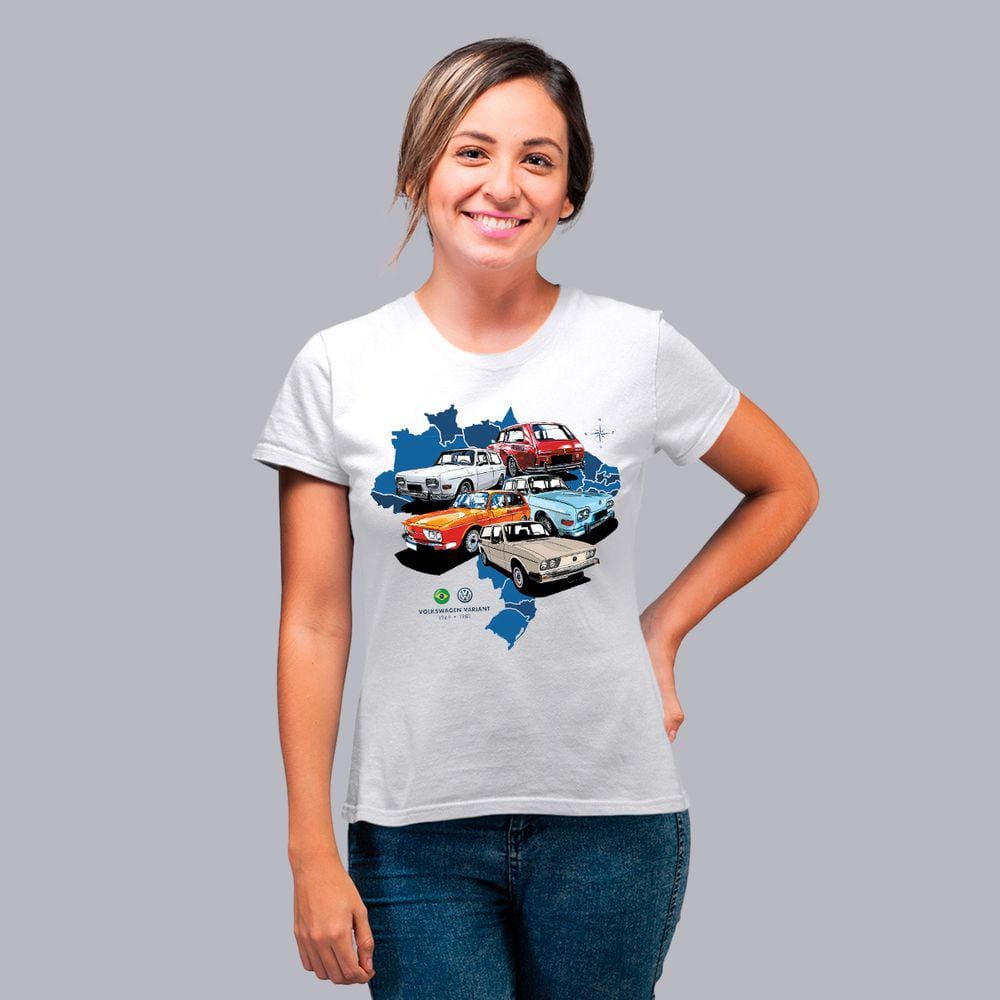 Camiseta Feminina Carros Antigos Variant
