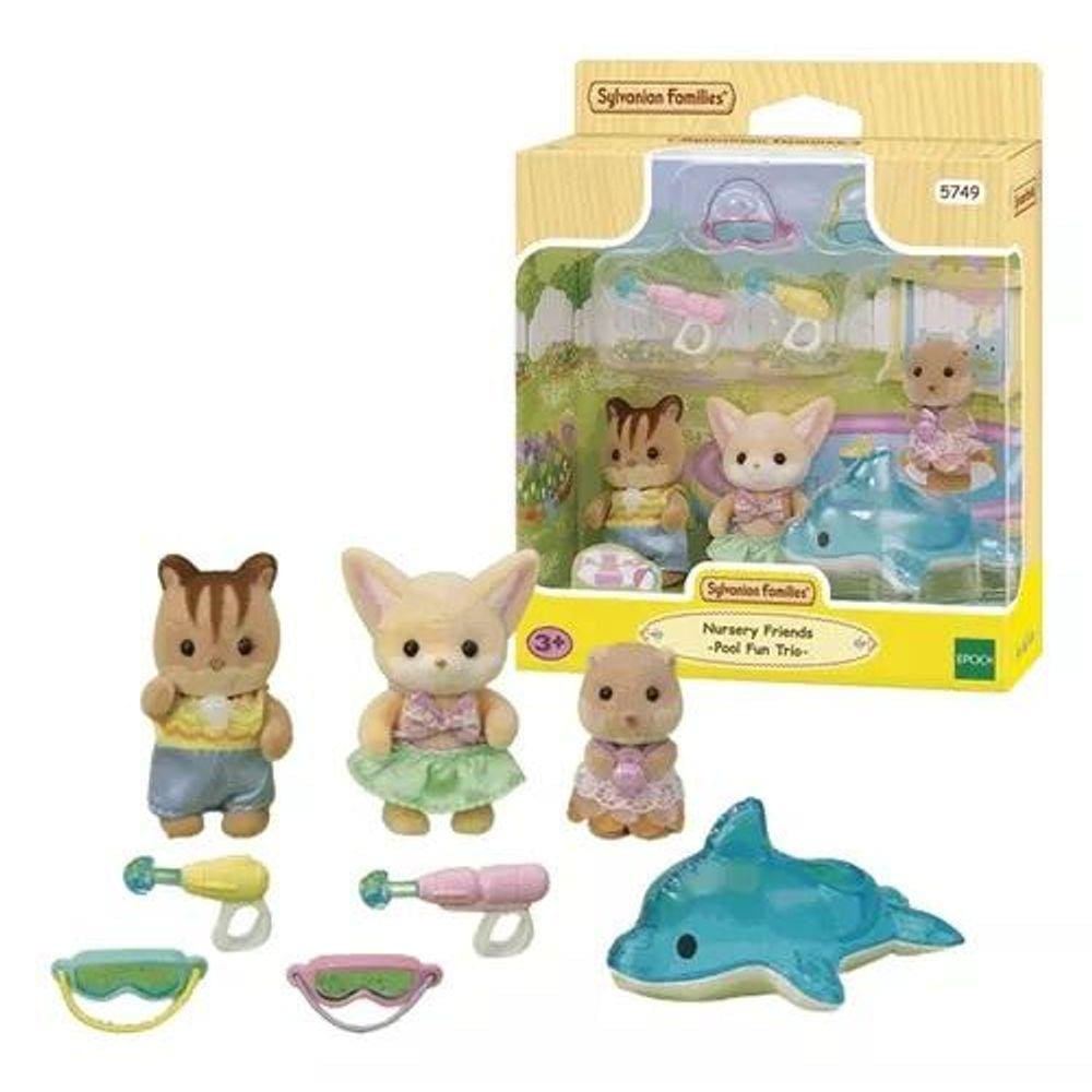 Amigos do Jardim de Infancia Diversão na Piscina - Sylvanian Families 5749 Epoch