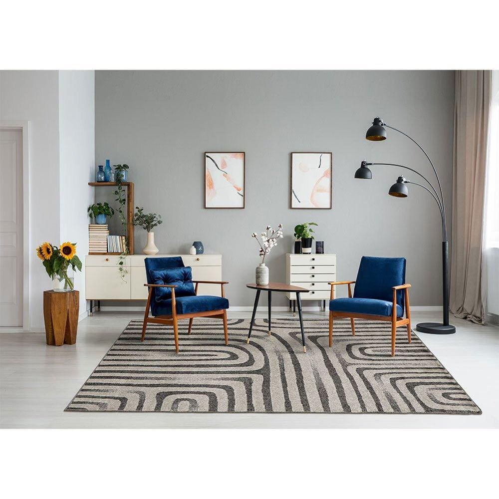 Tapete 150x200cm First Class Tapetes São Carlos Zebrado