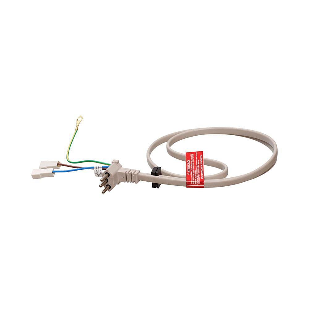 Cabo de Alimentação Bivolt para Secadora Brastemp - W10526166
