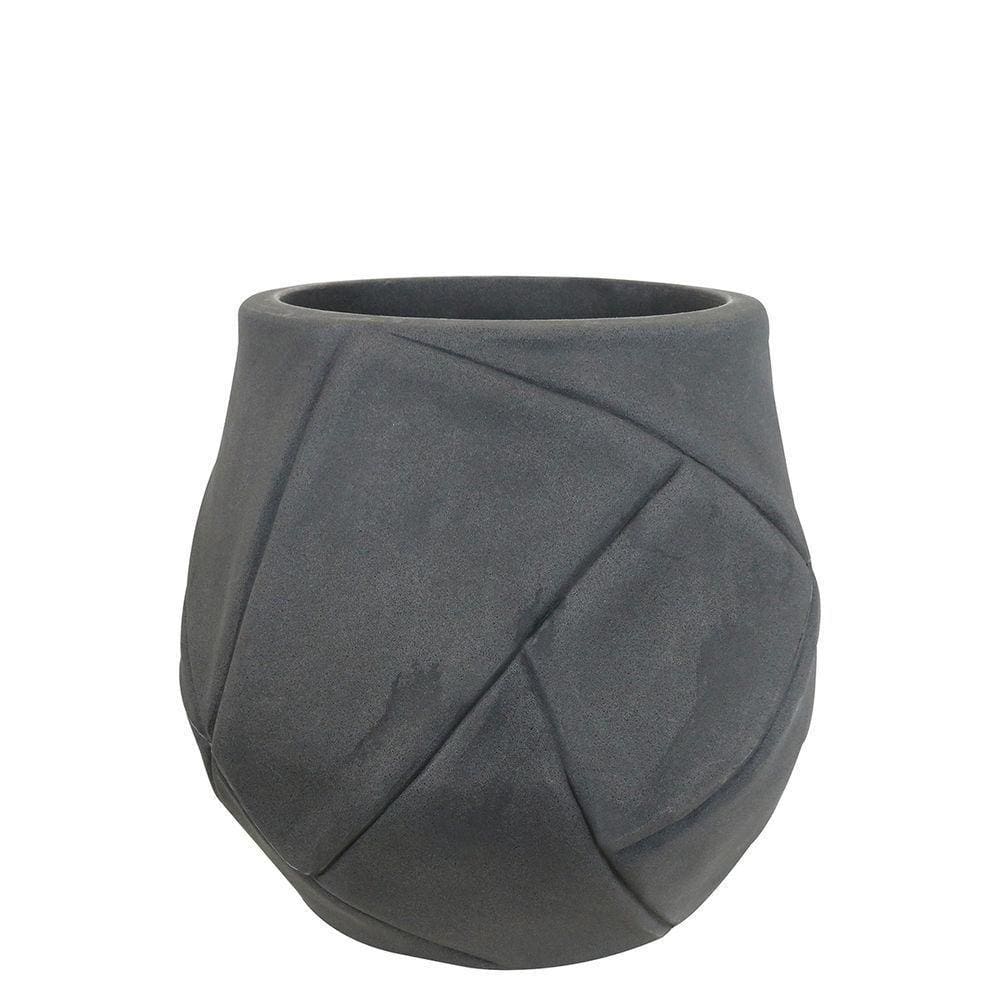 Vaso Kaiowá 48 X 45 Cm Cor 18 - Antique Preto