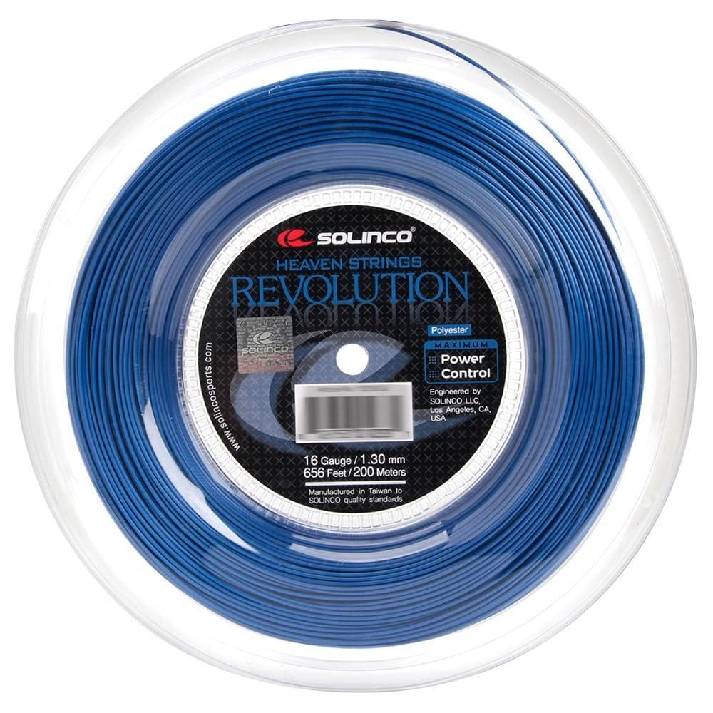 Corda Solinco Revolution 16L 1.25mm Azul - Rolo com 200 Metros